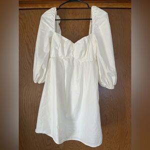 Reformation White Mini Dress - Size 6